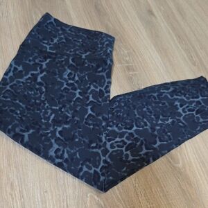 all in motion Blue & Gray Leopard Print Leggings